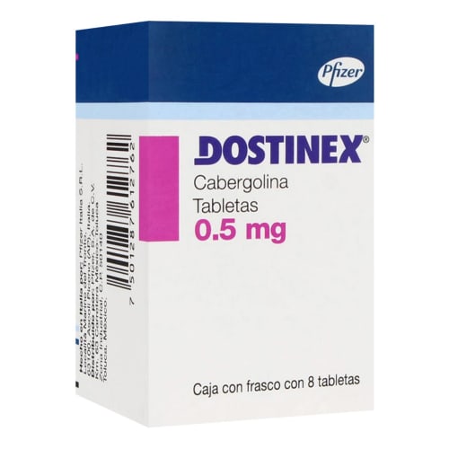 Dostinex 0.5Mg Con 8 Tabletas (Cabergolina)