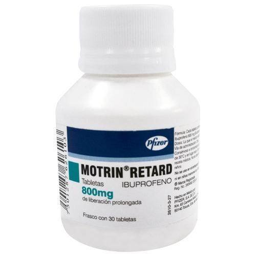 Motrin 800Mg Con 30 Tabletas (Ibuprofeno) - WeCare Pharma