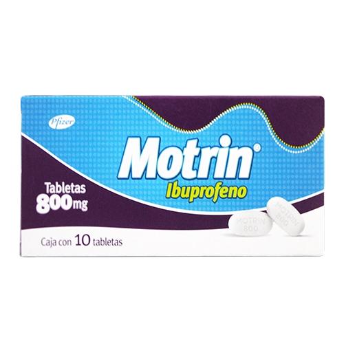 Motrin 800Mg Con 10 Tabletas (Ibuprofeno)