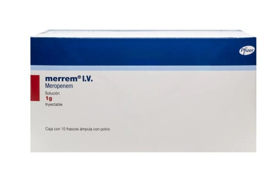 Merrem Frasco 1G Con 10 Ampulas (Meropenem)