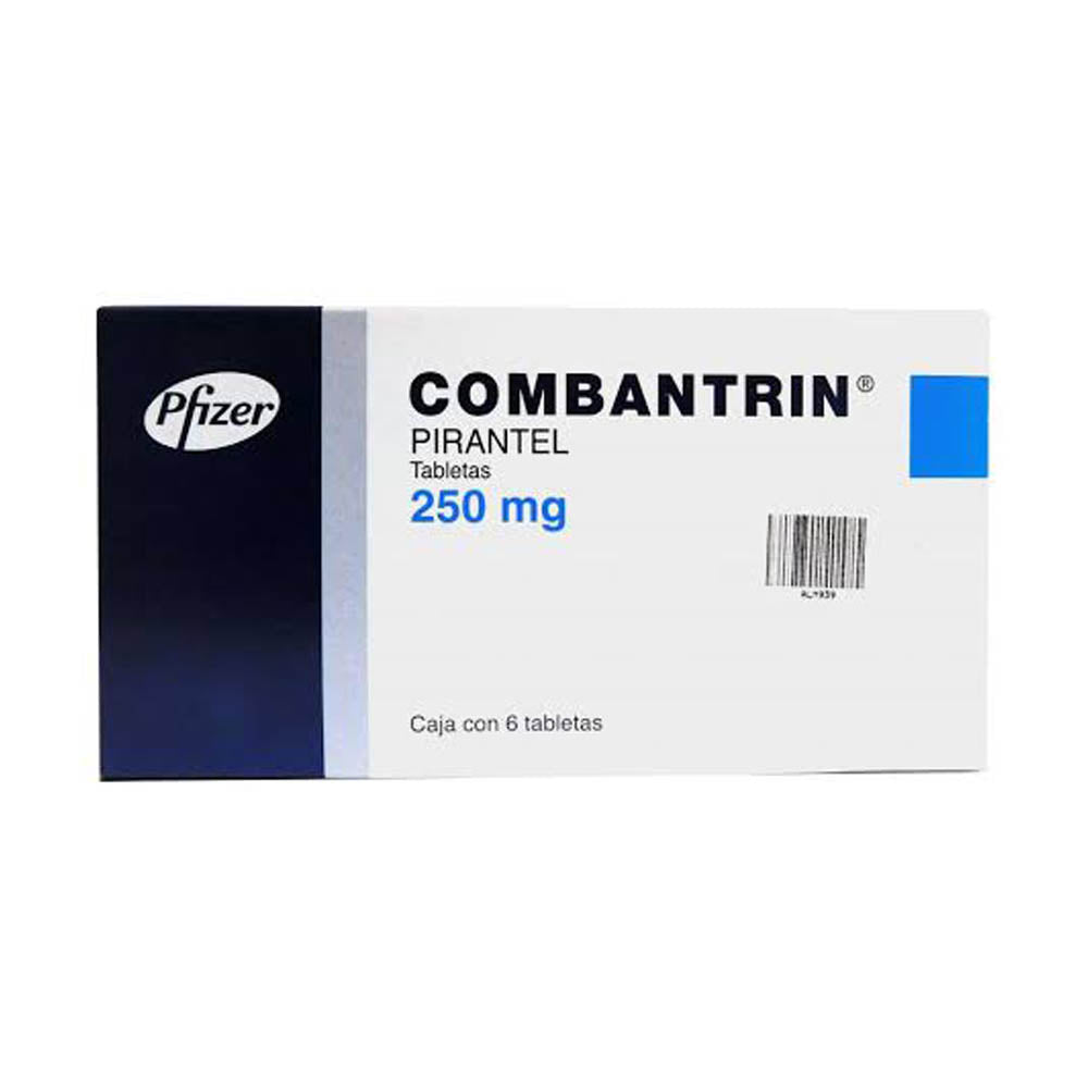 Combantrin 250Mg Con 6 Tabletas (Pirantel)