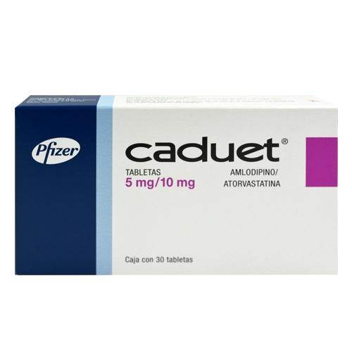 Caduet 5Mg/10Mg Con 30 Tabletas (Amlodipino/Atorvastatina) - WeCare Pharma