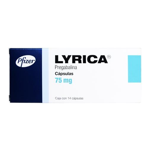 Lyrica 75Mg Con 14 Capsulas (Pregabalina)