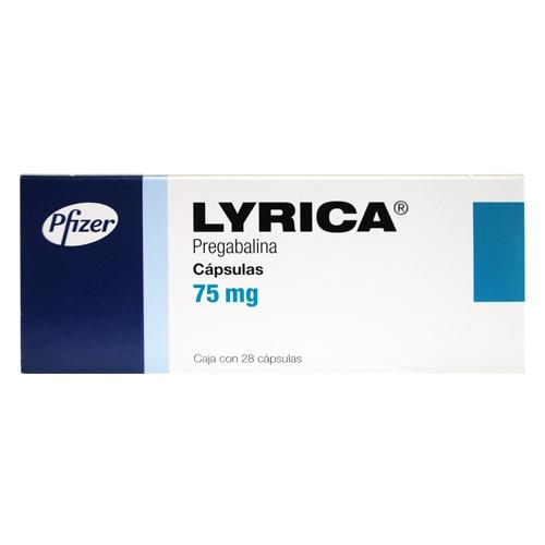 Lyrica 75Mg Con 28 Capsulas (Pregabalina)