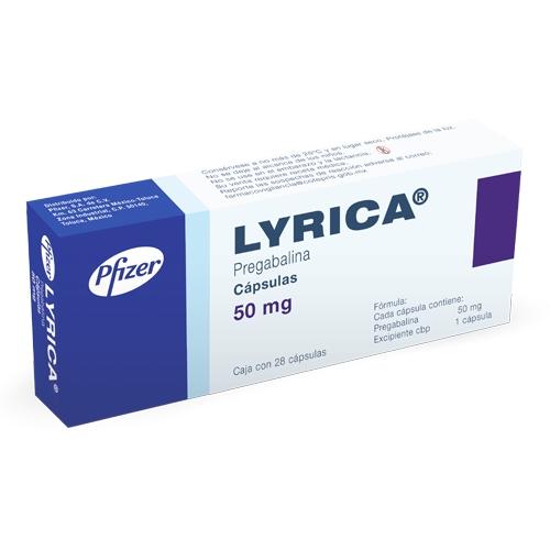 Lyrica 50Mg Con 28 Capsulas (Pregabalina)