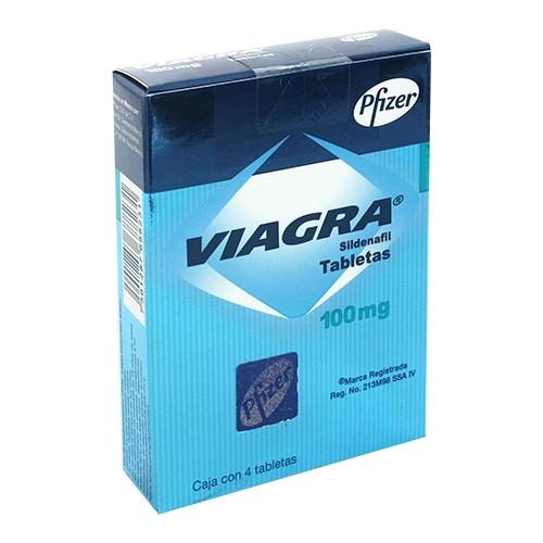 Viagra 100Mg Con 4 Tabletas (Sildenafil)