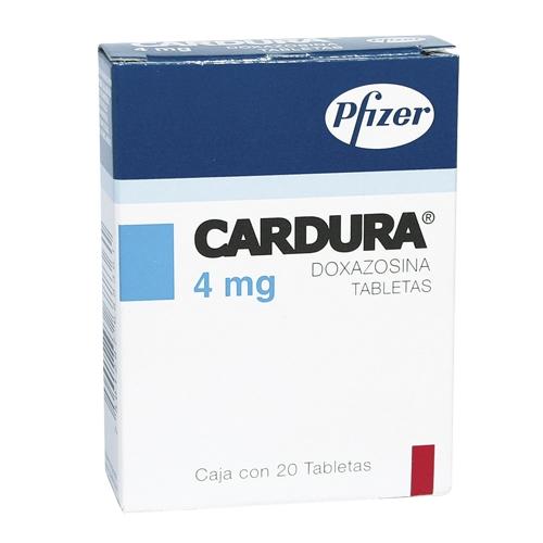 Cardura 4Mg Con 20 Tabletas (Doxazosina)