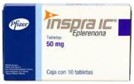 Inspra Ic 50Mg Con 10 Tabletas (Eplerenona)