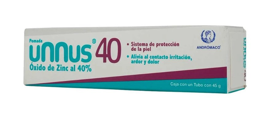 Unnus 40 40% Tubo 45G (Óxido De Zinc)