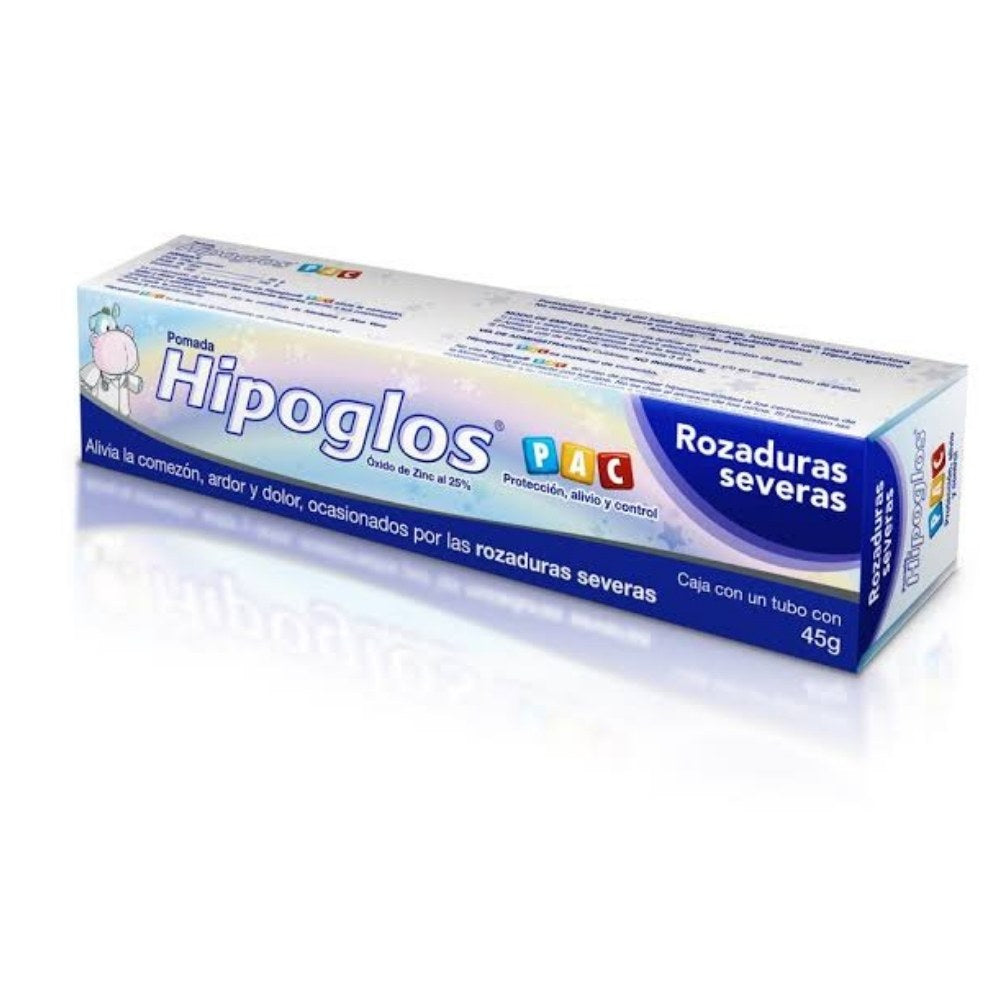 Hipoglos Pomada 45G (Óxido De Zinc Al 25% )