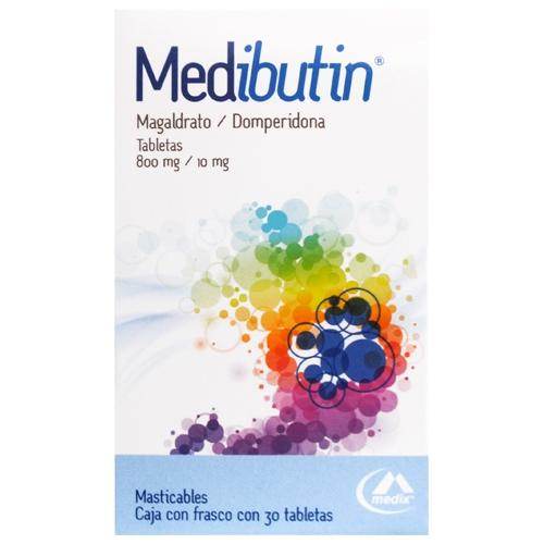 Medibutin 800Mg/10Mg Con 30 Tabletas (Magaldrato/Domperidona) - WeCare Pharma