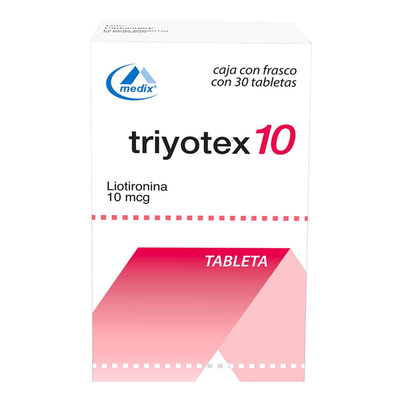 Triyotex 10 10Mcg Con 30 Tabletas (Liotironina)