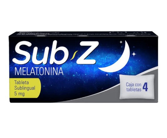 Sub-Z Sl 5Mg Con 4 Tabletas (Melatonina)