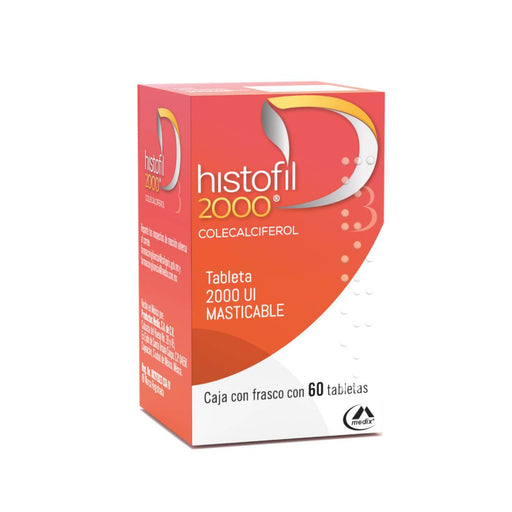 Histofil 2000Unid Con 60 Tabletas (Colecalciferol) - WeCare Pharma