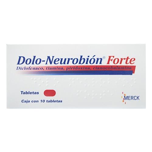 Dolo-Neurobion Forte Con 10 Tabletas (Diclofenaco/Vit B)