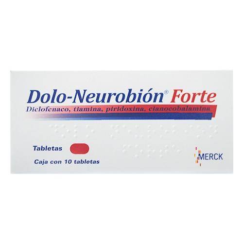 Dolo-Neurobion Forte Con 10 Tabletas (Diclofenaco/Vit B) - WeCare Pharma