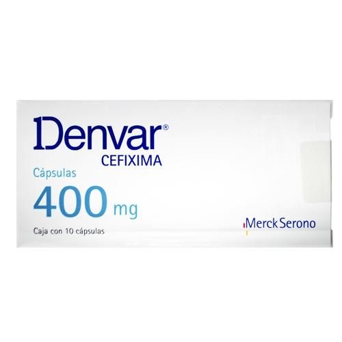 Denvar 400Mg Con 10 Capsulas (Cefixima)