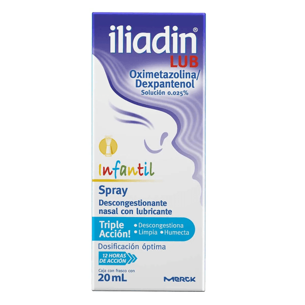 Iliadin Lubricante Inf Spray 0.025% 20Ml (Oximetazolina/Dexpantenol)