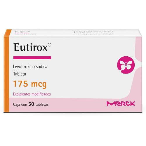 Eutirox 175Mcg Con 50 Tabletas (Levotiroxina Sodica) - WeCare Pharma