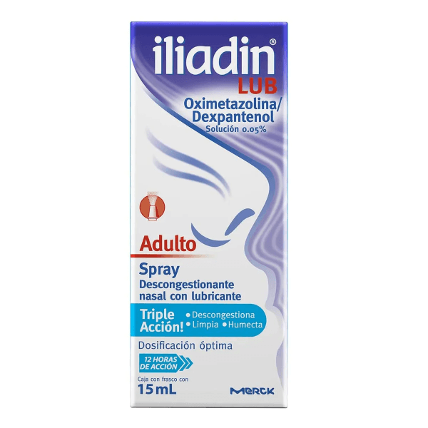 Iliadin Lubricante Ad Spray 0.05% 15Ml (Oximetazolina/Dexpantenol)