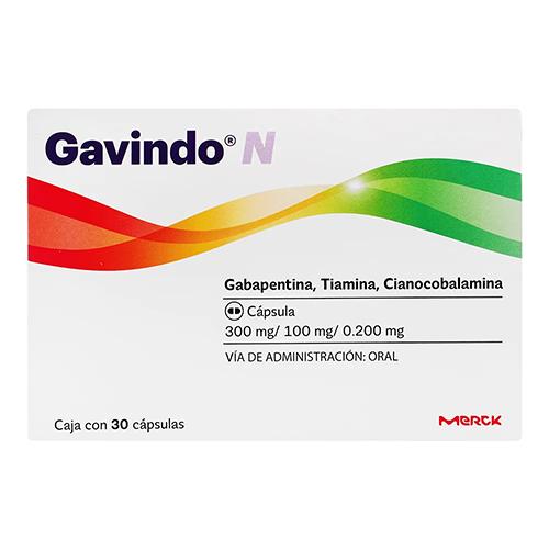 Gavindo Ncap 300Mg/100Mg/0.200Mg Con 30 (Gabapentina/Tiamina/Cinocobalamina)