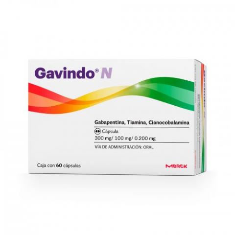 Gavindo Ncap 300Mg/100Mg/0.200Mg Con 60 (Gabapentina/Tiamina/Cinocobalamina)