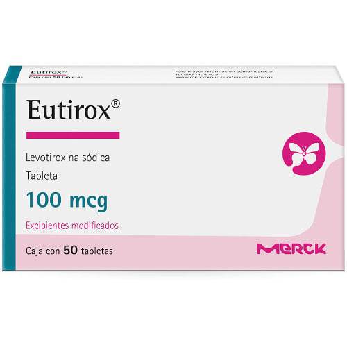 Eutirox 100Mcg Con 50 Tabletas (Levotiroxina Sodica) - WeCare Pharma