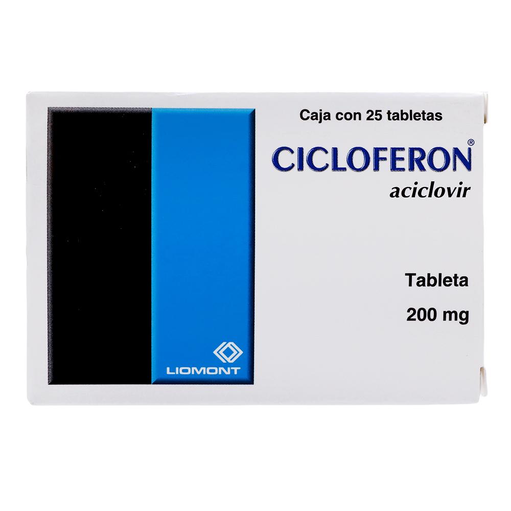 Cicloferon 200Mg Con 25 Tabletas (Aciclovir)