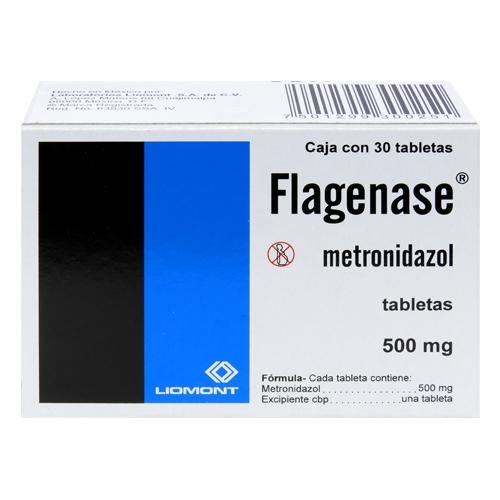 Flagenase 500Mg Con 30 Tabletas (Metronidazol)