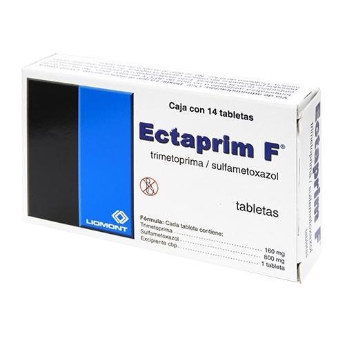 Ectaprim F 160Mg/800Mg Con 14 Tabletas (Trimetoprima/Sulfametoxazol)