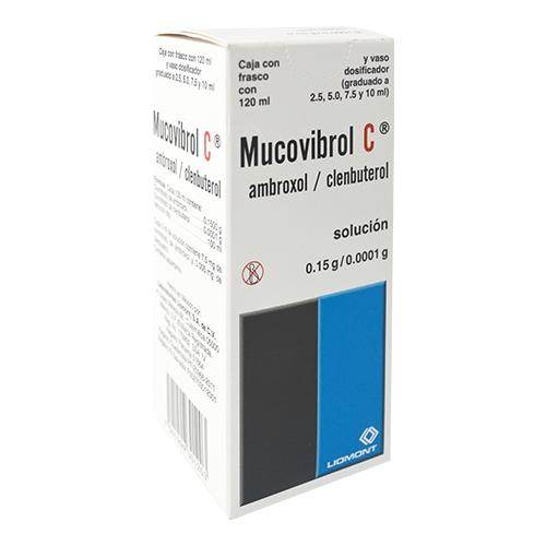 Mucovibrol C Solución 0.15G/0.0001G 120Ml (Ambroxol/Clenbuterol) - WeCare Pharma