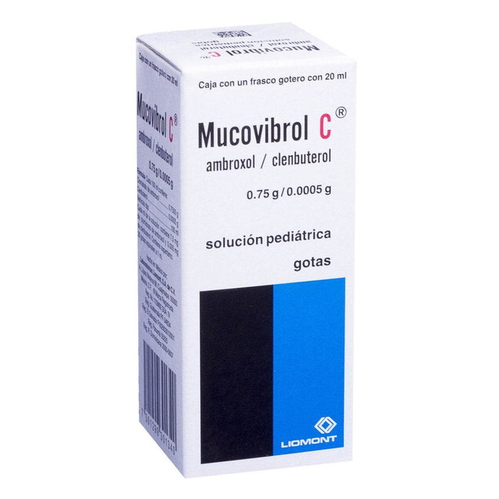 Mucovibrol C Gotas 0.75G/0.0005G 20Ml (Ambroxol/Clenbuterol) - WeCare Pharma
