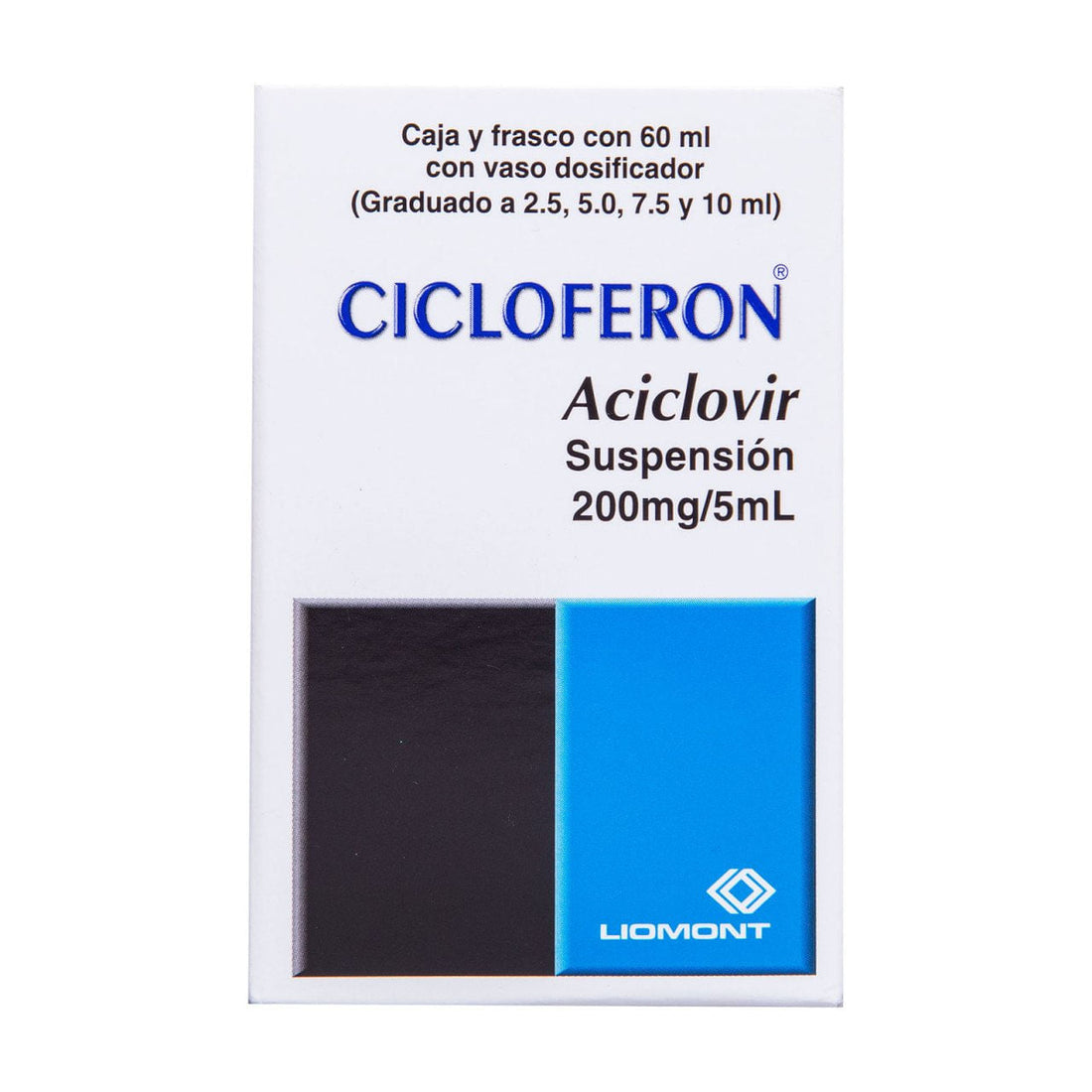 Cicloferon Suspensión 200Mg/5Ml 60Ml (Aciclovir)