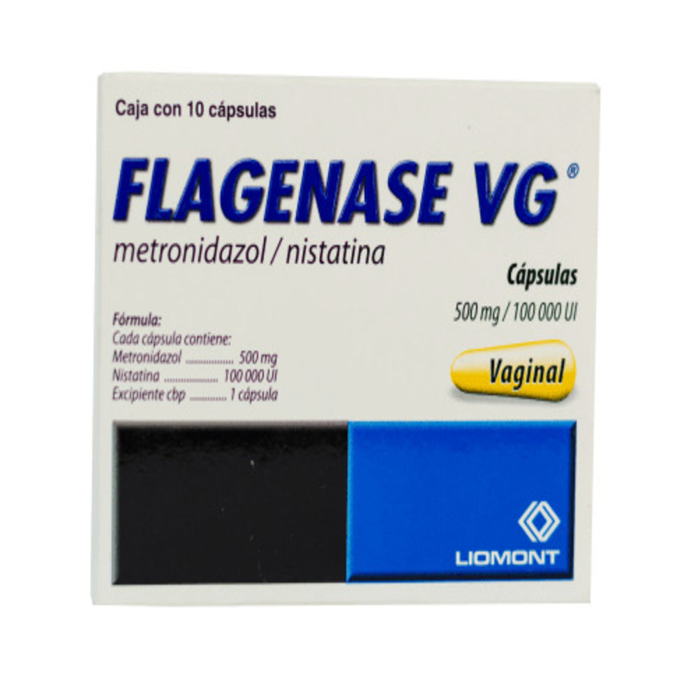 Flagenase V Ovulos 500Mg Con 10 (Metronidazol)