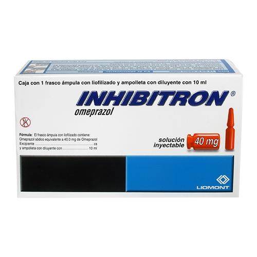 Inhibitron Frasco 40Mg Con 1 Ampulas (Omeprazol) - WeCare Pharma