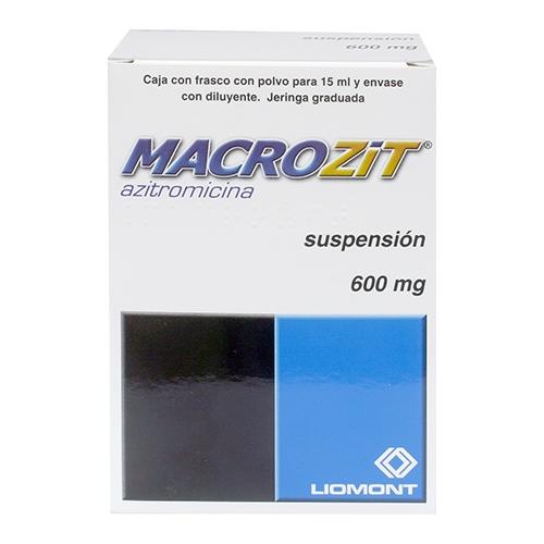 Macrozit Suspensión 600Mg 15Ml (Azitromicina)