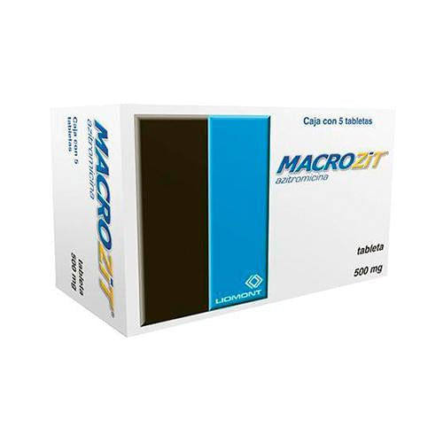 Macrozit 500Mg Con 5 Tabletas (Azitromicina)