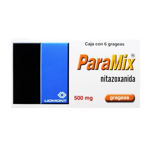 Paramix 500Mg Con 6 Tabletas (Nitazoxanida)