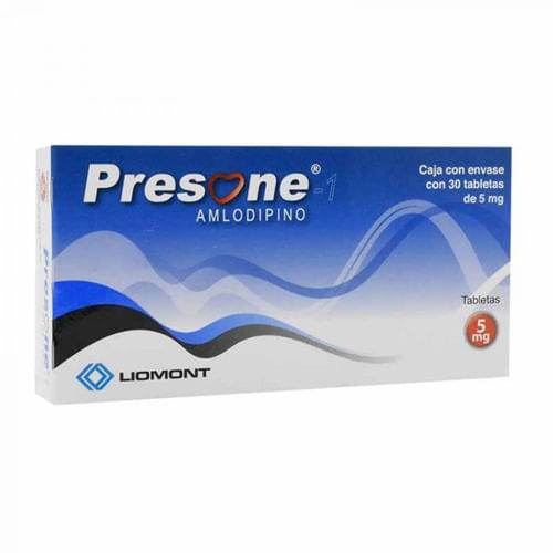 Presone-1 5Mg Con 30 Tabletas (Amlodipino) - WeCare Pharma