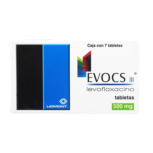 Evocs Iii 500Mg Con 7 Tabletas (Levofloxacino)