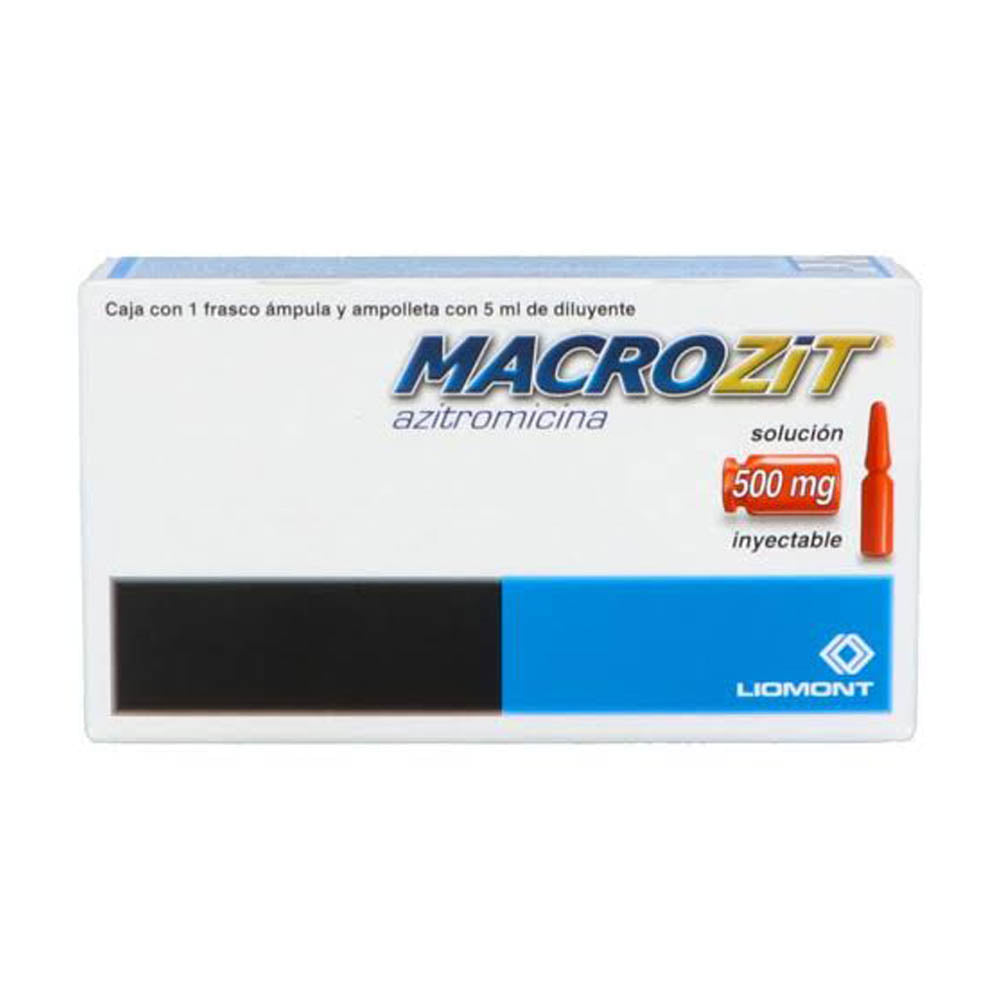 Macrozit 500Mg Con 1 Ampulas (Azitromicina)