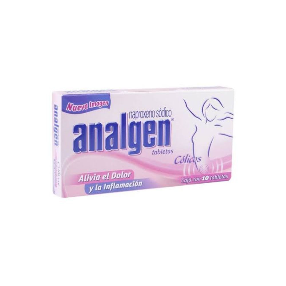 Analgen Colico 220Mg Con 10 Tabletas (Naproxeno Sodico)