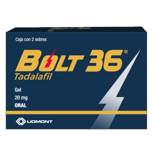 Bolt 36 Gel 20Mg Con 2 (Tadalafil)