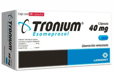 Tronium 40Mg Con 28 Capsulas (Esomeprazol)