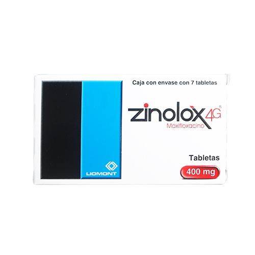 Zinolox 4G 400Mg Con 7 Tabletas (Moxifloxacino) - WeCare Pharma
