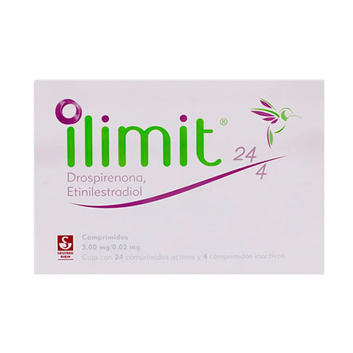 Ilimit 24/4 3Mg/0.02Mg Con 24 Comprimidos (Drospirenona/Etinilestradiol)