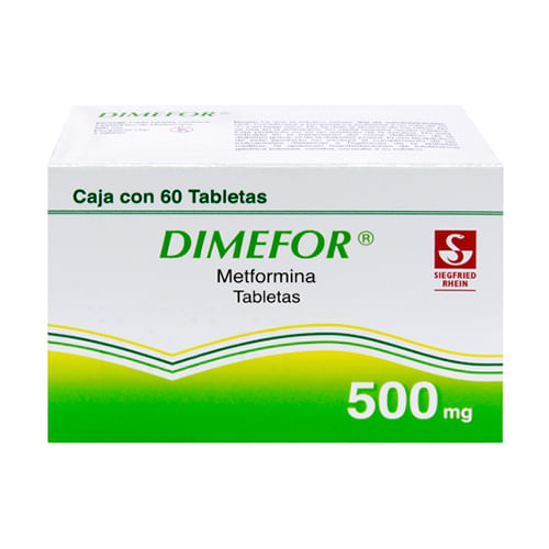 Dimefor 500Mg Con 60 Tabletas (Metformina)