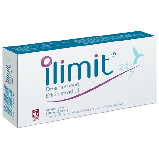 Ilimit 3Mg/0.03Mg Con 28 Comprimidos (Drospirenona/Etinilestradiol)