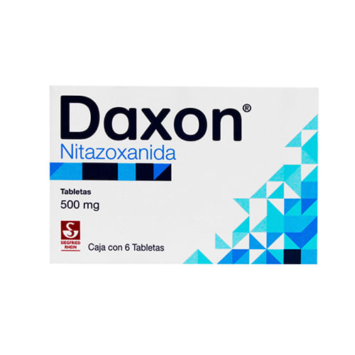 Daxon 500Mg Con 6 Tabletas (Nitazoxanida)