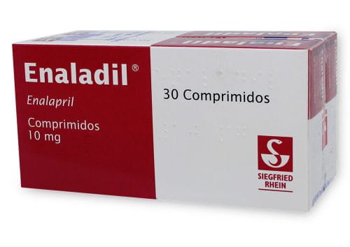 Enaladil 10Mg Con 30+30 Tabletas (Enalapril)